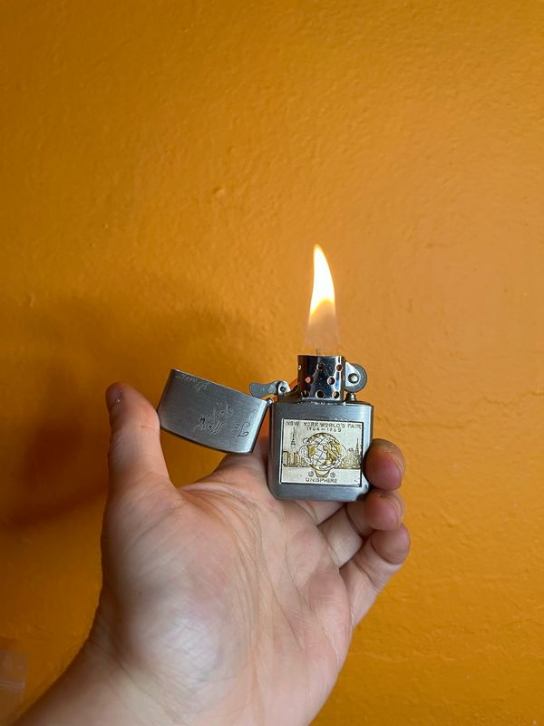 Personalized ‘To Mom 8/25/64 Gerry’ World’s Fair New York Flip Top Lighter