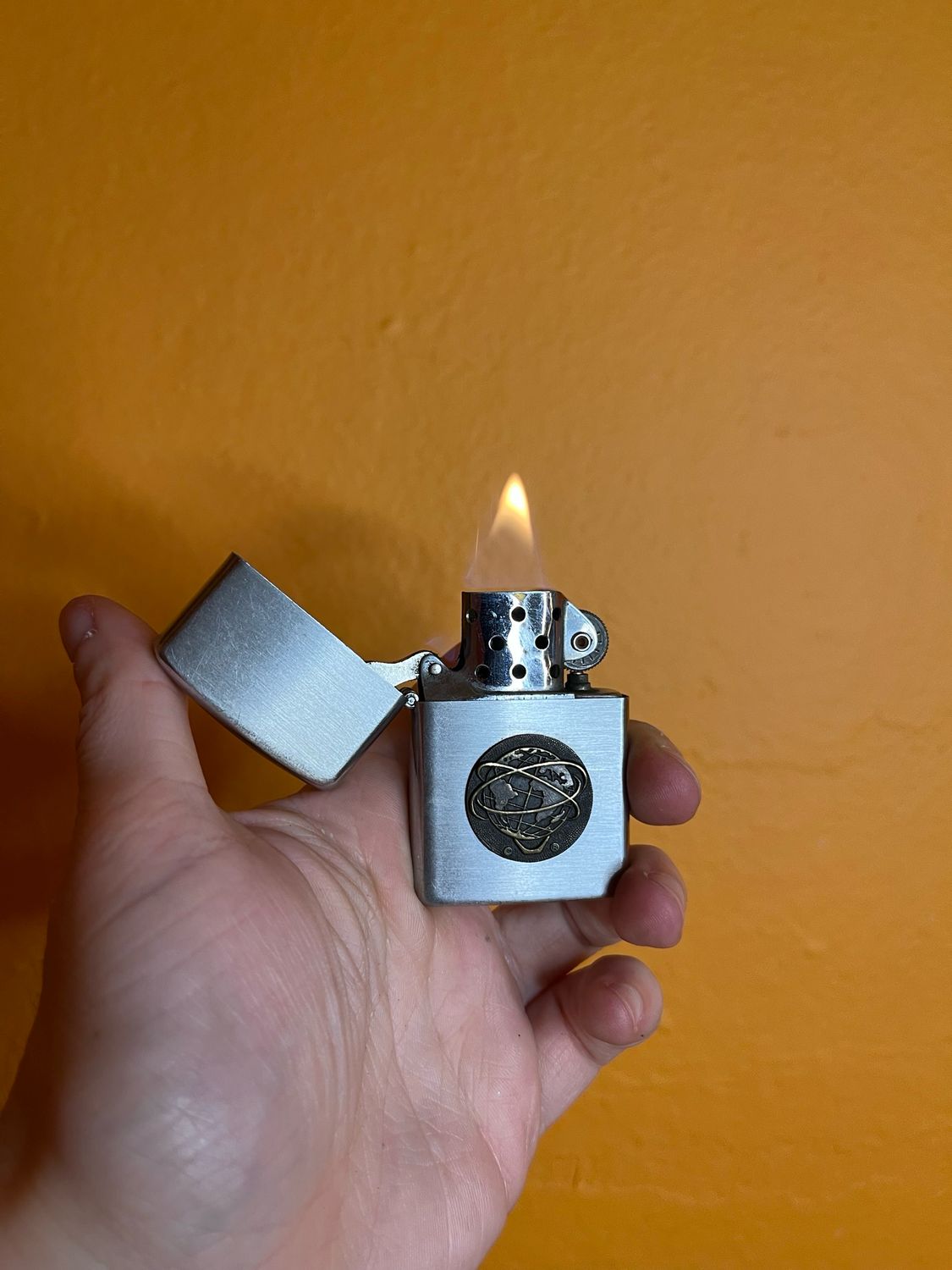 World’s Fair Vulcan Brand Flip Top Lighter