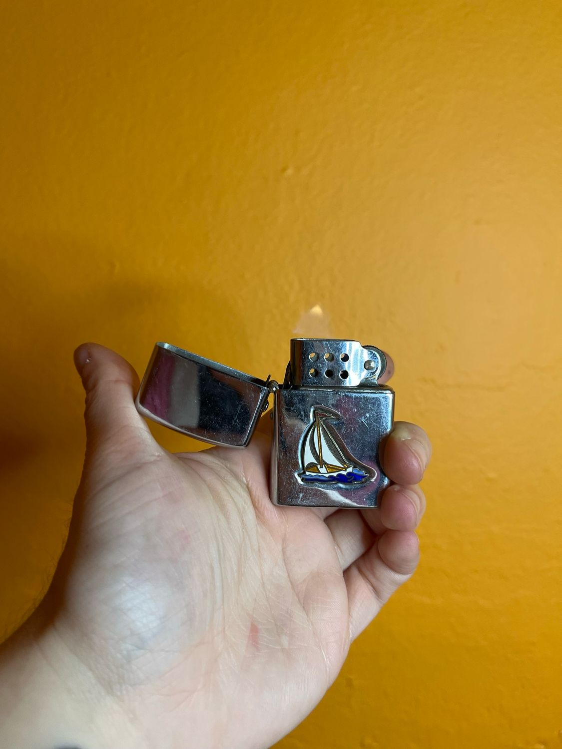 Sailboat Flip Top Lighter