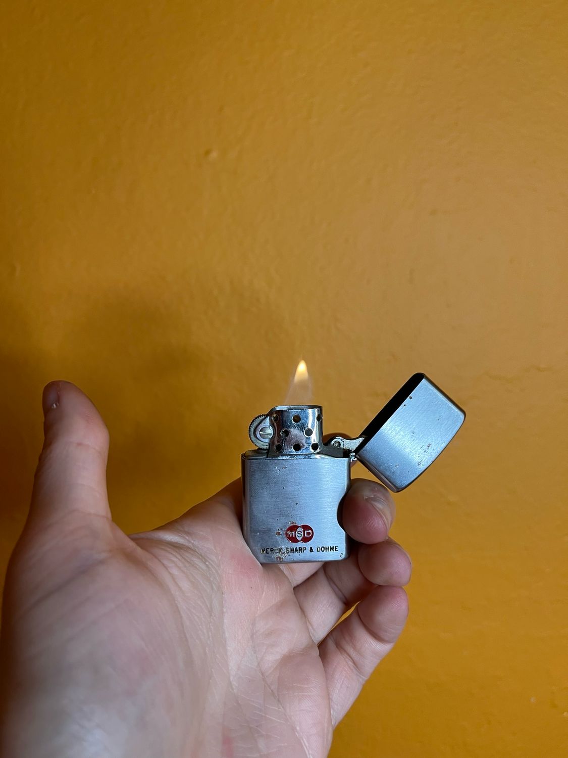 Merck Sharp &amp; Dohme Flip Top Lighter