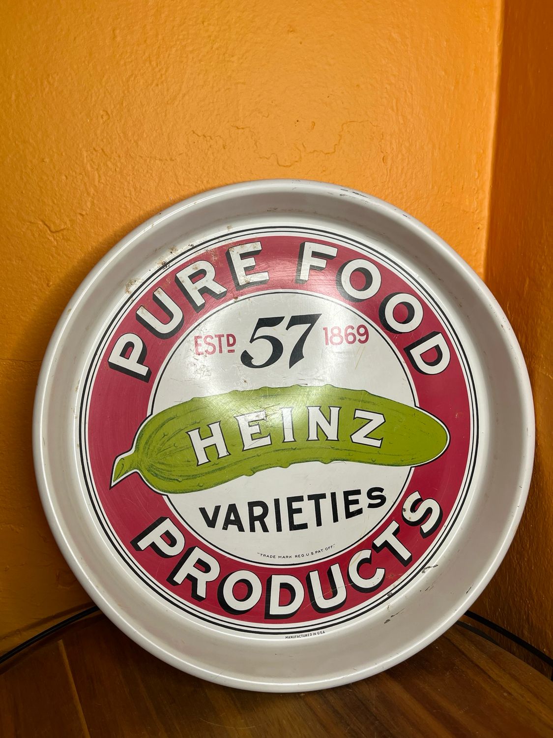1983 Heinz Pure Products Rolling Tray