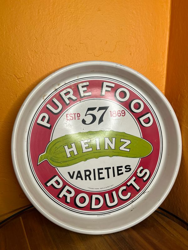 1983 Heinz Pure Products Rolling Tray