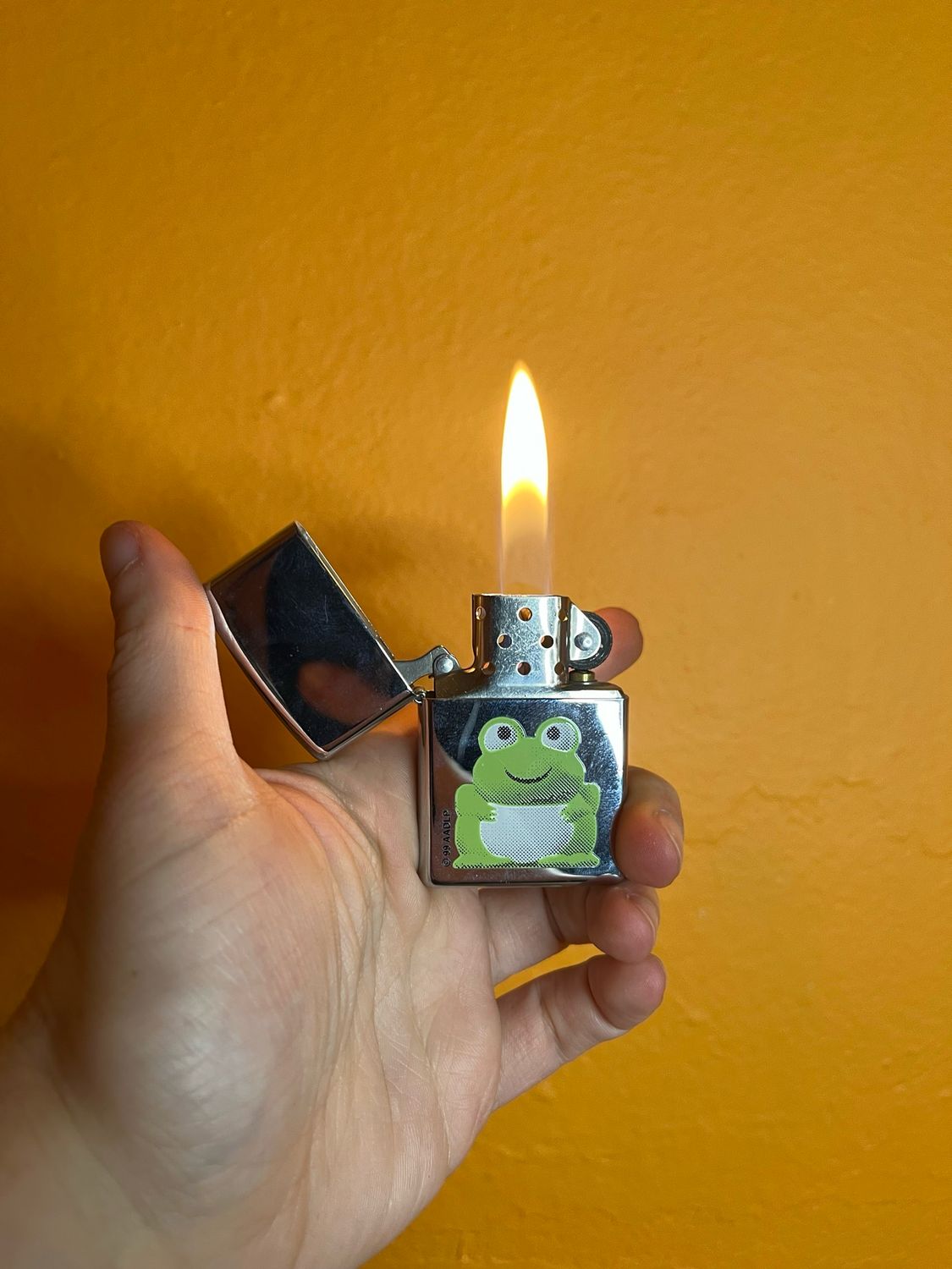 1999 Happy Frog Zippo Lighter