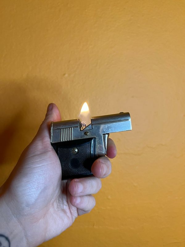 Cracked Handgun Lighter