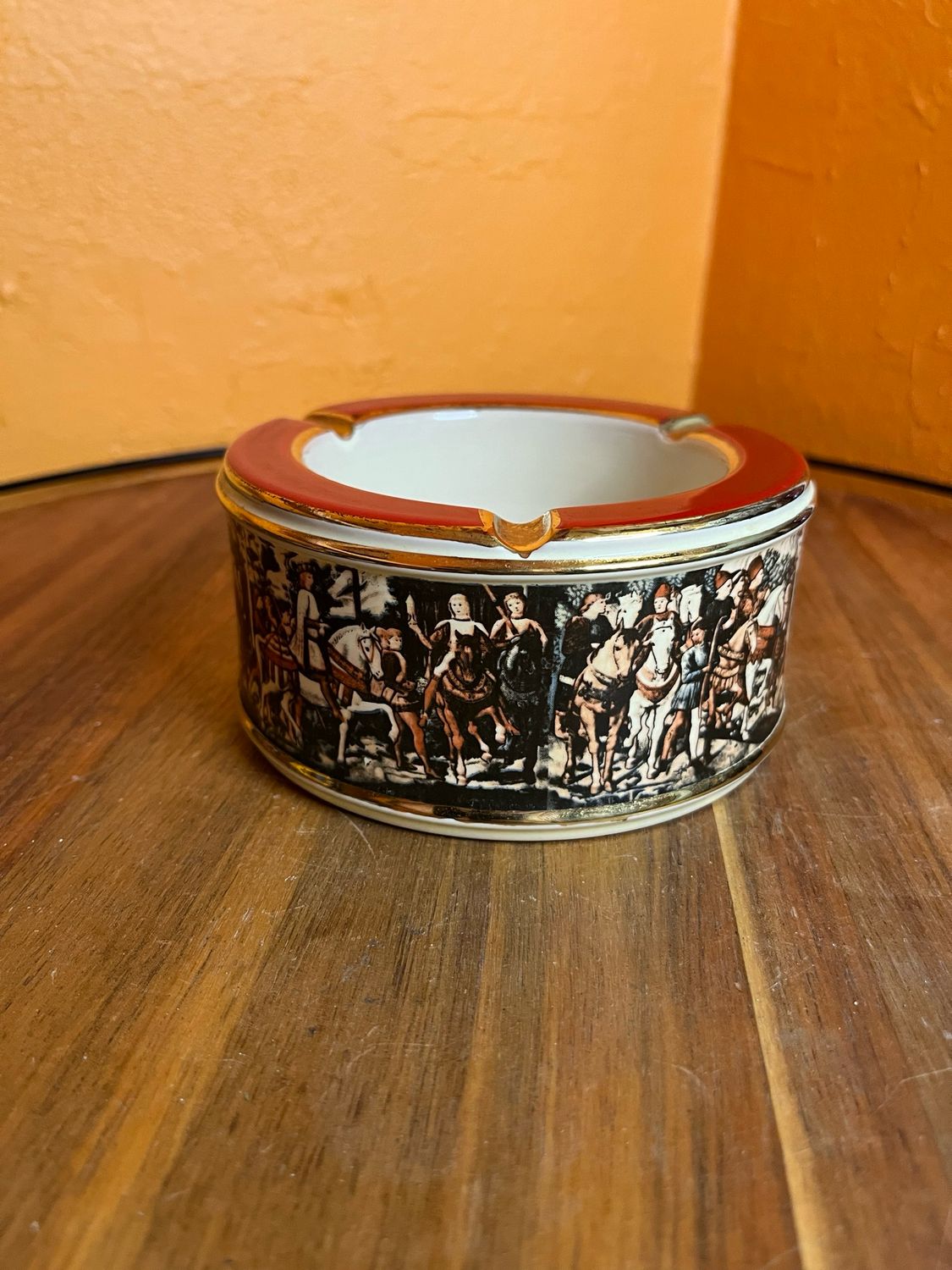 Florentine Renaissance Scene Florence Italy Souvenir Ashtray