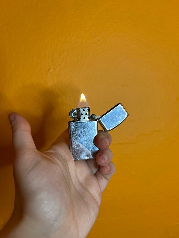 1972 Personalized ‘Gary Conevay’ Mirrored Zippo Slim Lighter