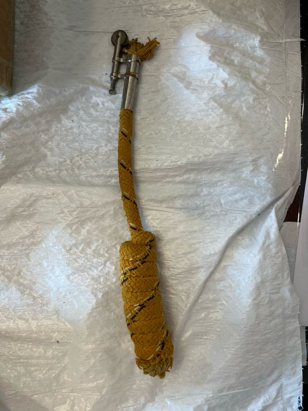 Unmarked Military Trench Fuse Fat Bottom Rope Lighter