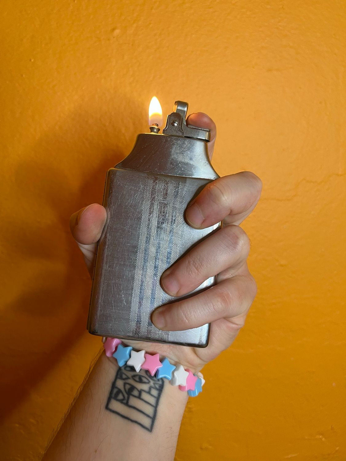 Customized ‘BEA’ Ronson Mastercase Cigarette Case Lighter