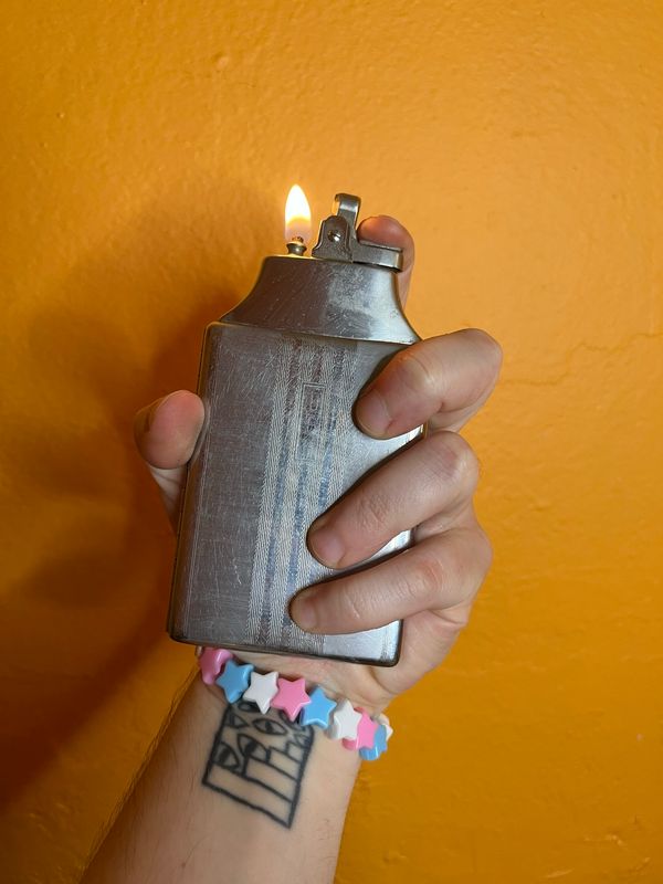 Customized ‘BEA’ Ronson Mastercase Cigarette Case Lighter