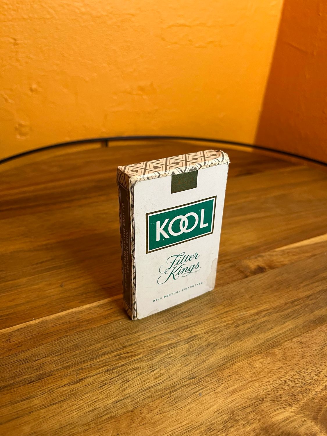 Kool Filter Kings Menthol Cigarette Promotional Card Deck