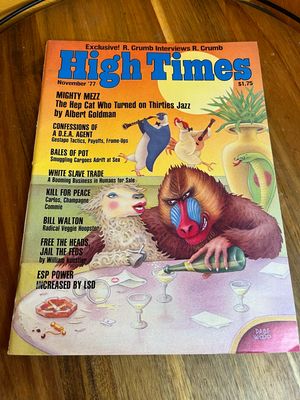 High Times November 1977 R Crumb Issue