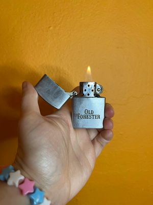Old Forester Bourbon Flip Top Lighter