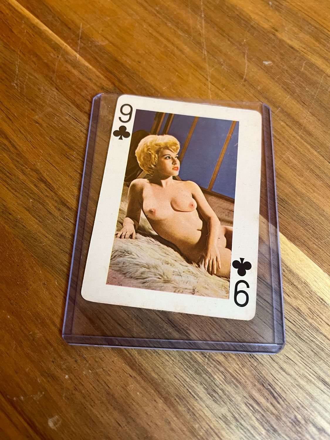 Nine of Clubs Pinup Card