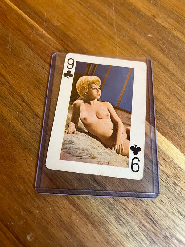 Nine of Clubs Pinup Card