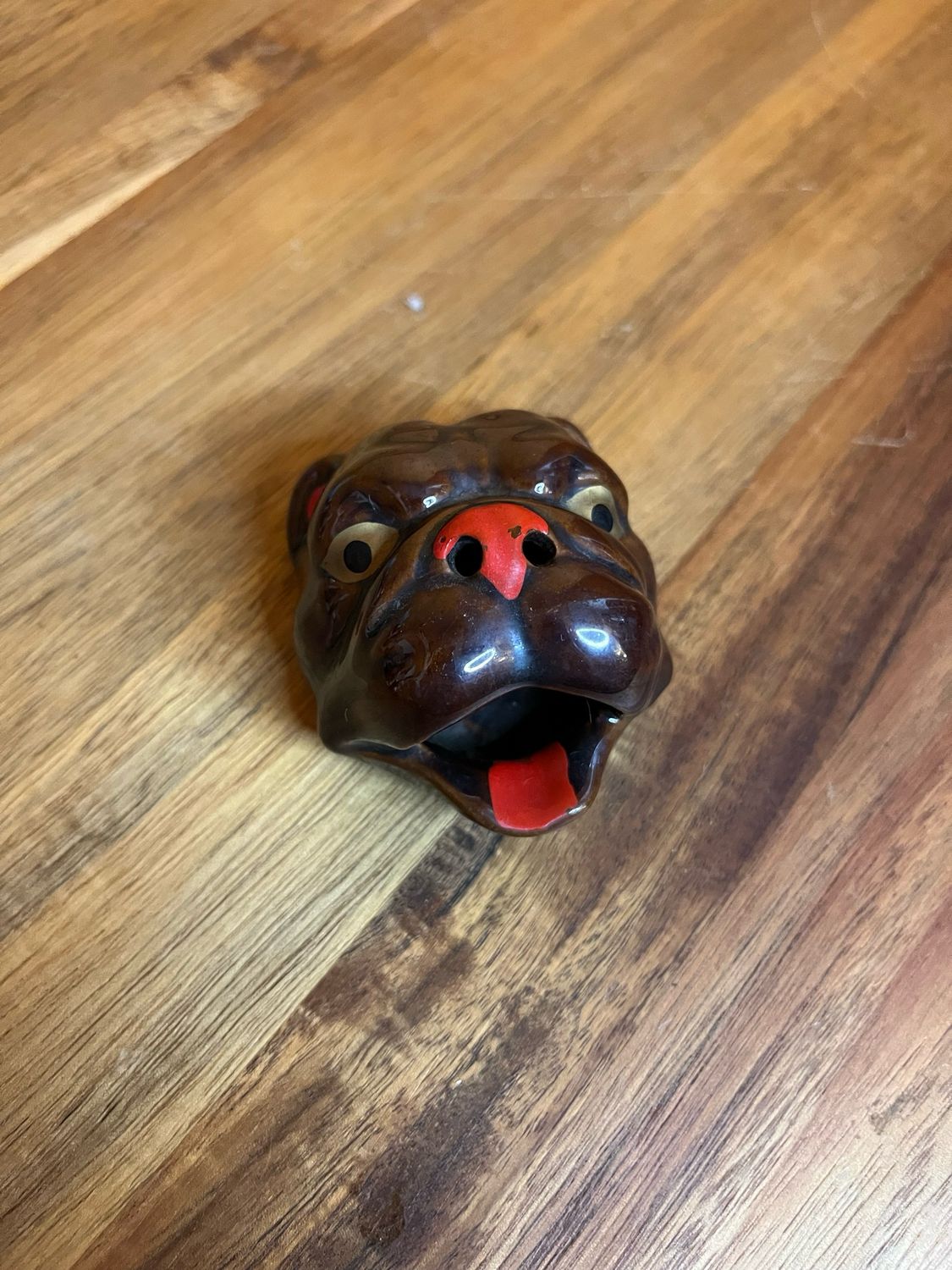 Ceramic Dog Head Mini Ashtray