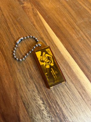 Lassy Feeds Pinup Keychain