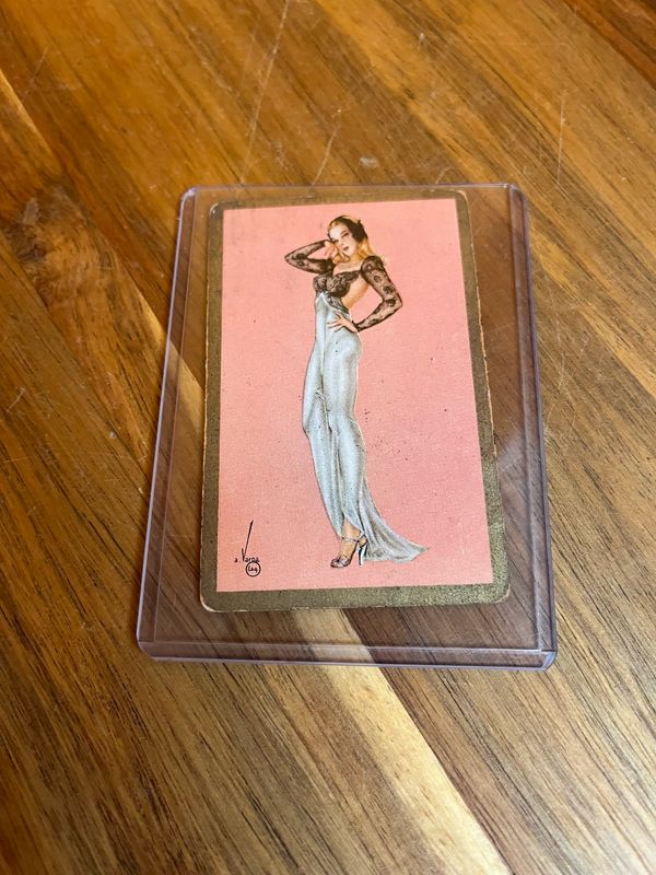 Varga Jack of Hearts Pinup Card