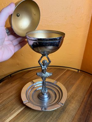 Ballerina Cigarette Holder &amp; Ashtray