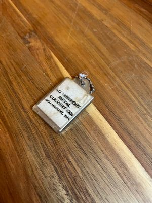 Metal Culvert Lenticular Pinup Keychain