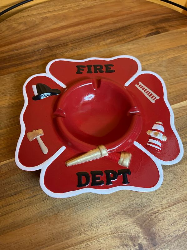 Fire Department Ashtray