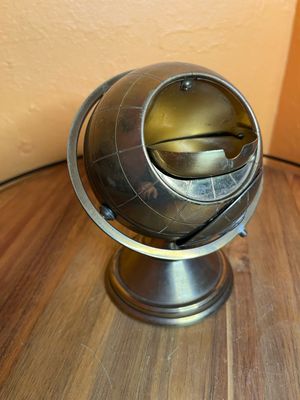 Rotating Desk Globe Ashtray