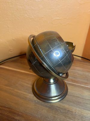 Rotating Desk Globe Ashtray