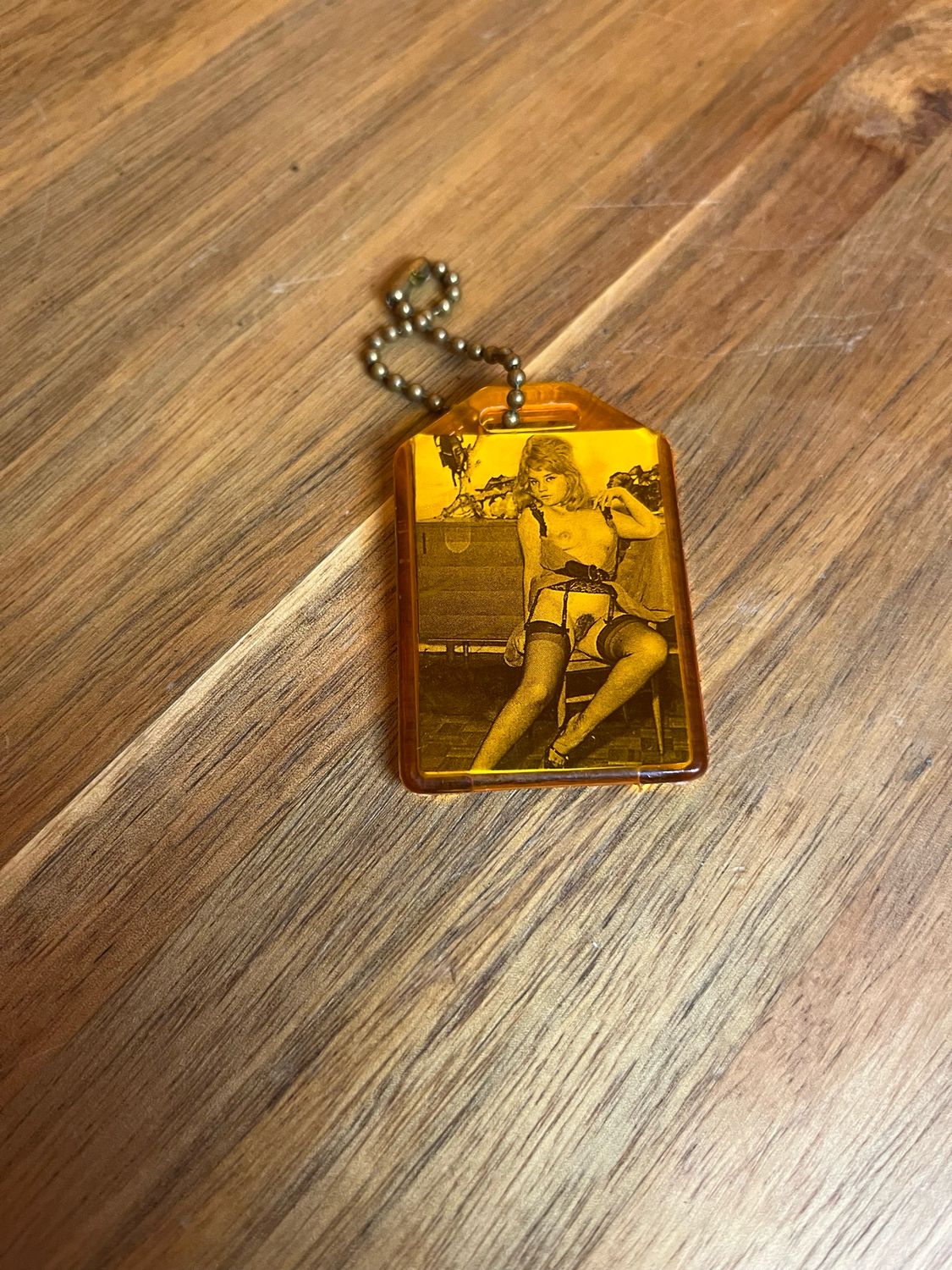 Lucky Penny Pinup Keychain