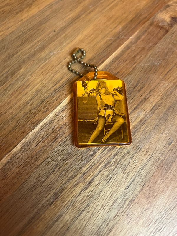 Lucky Penny Pinup Keychain