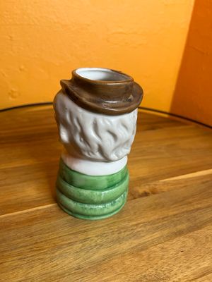 Old Man Head Stacking Ashtray Set