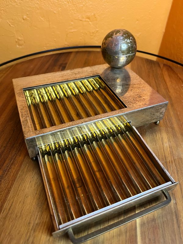 World Globe Multitier Music Box Cigarette Dispenser