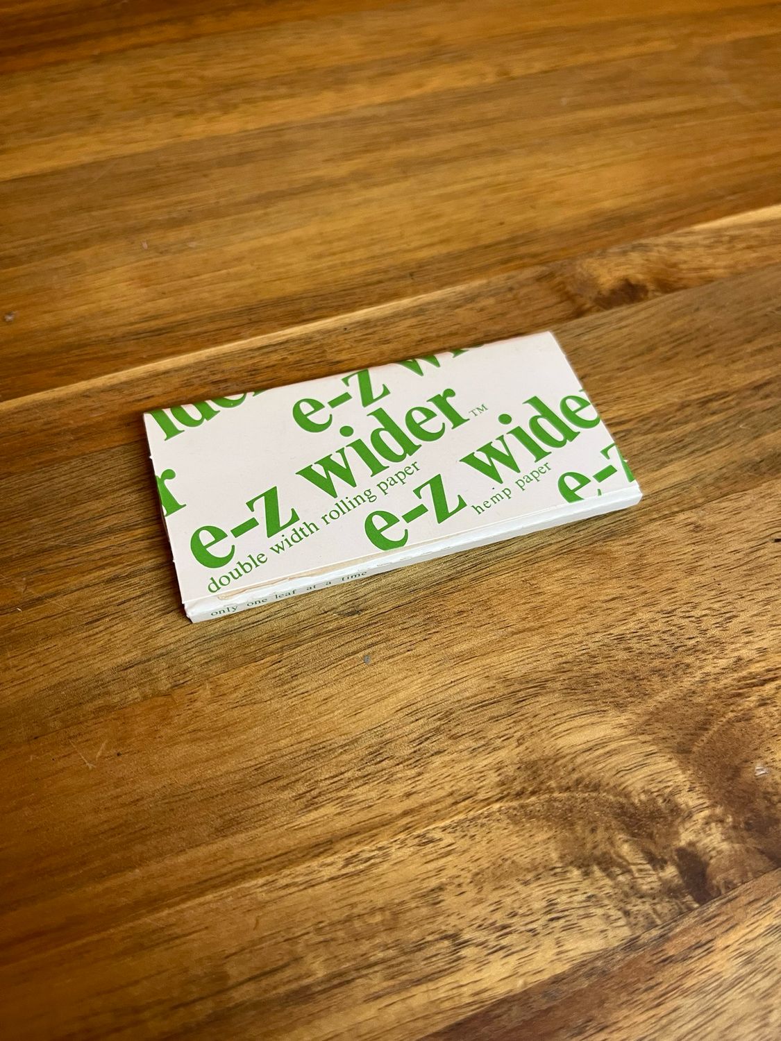 Circa 1976 E-Z Wider Double Width Hemp Rolling Paper