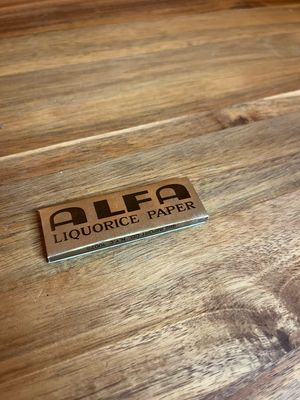 Circa 1976 Alfa Liquorice Rolling Papers