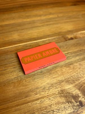 Circa 1976 Red Papier Ambre Gaston D’Argy Paris French Rolling Papers