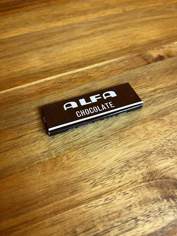 Circa 1976 Alfa Chocolate Rolling Papers