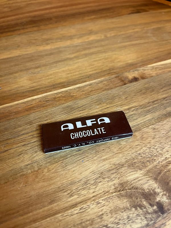 Circa 1976 Alfa Chocolate Rolling Papers