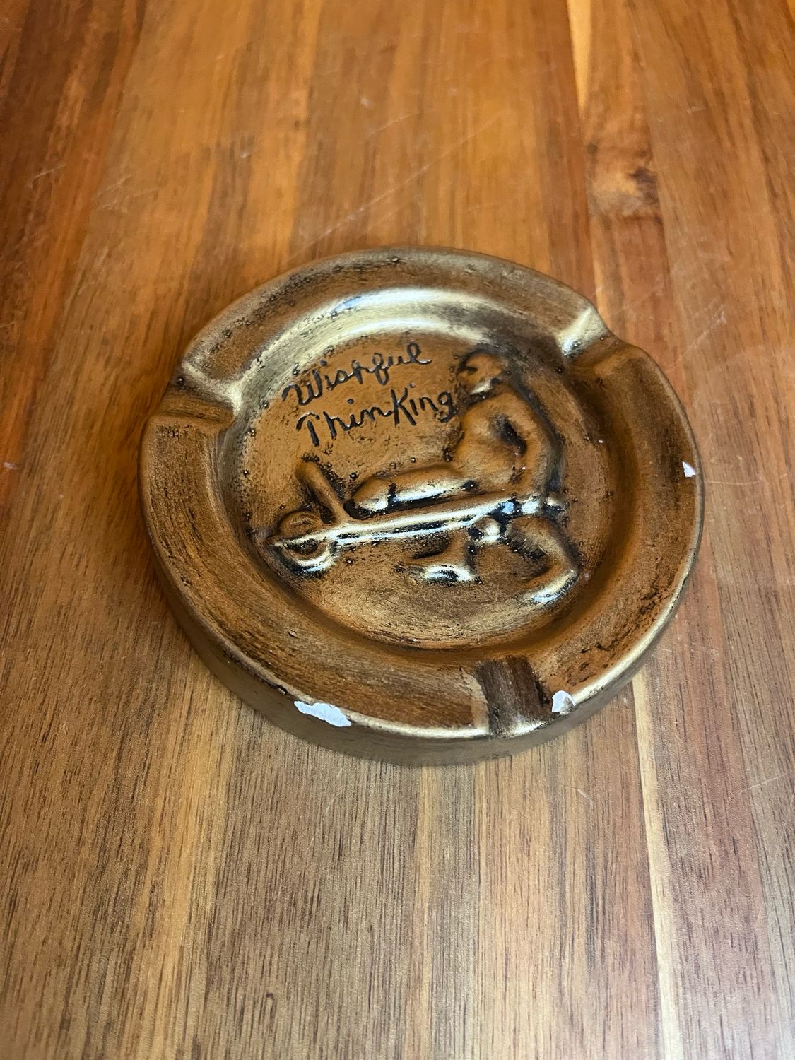 Wishful Thinking Adult Humor Ashtray