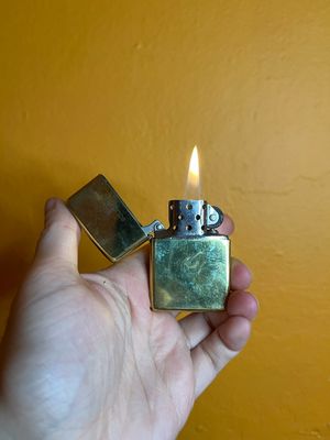 1984 Solid Brass Zippo Lighter
