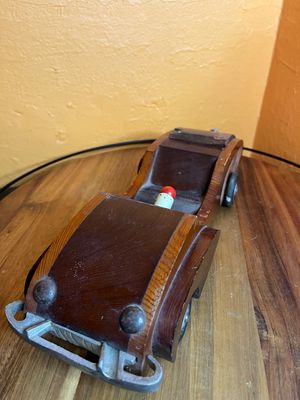 Wooden Car Table Lighter Cigarette Holder Ashtray Combo