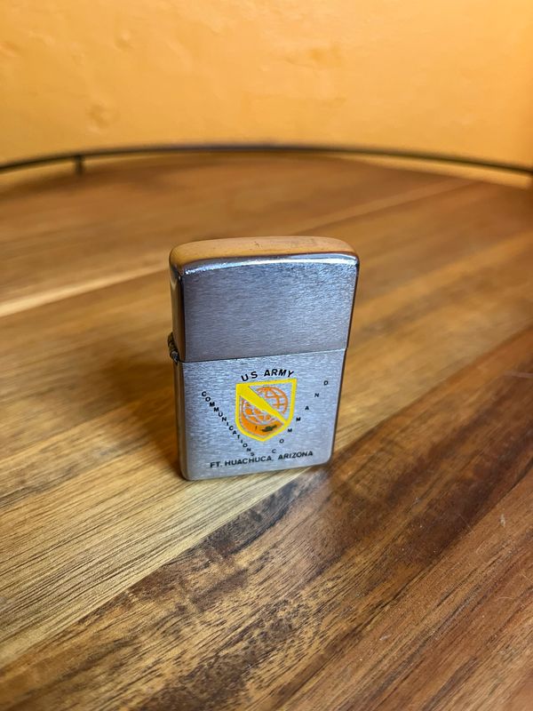 1977 US Army Communications Command Fort Huachuca AZ Military Zippo Lighter