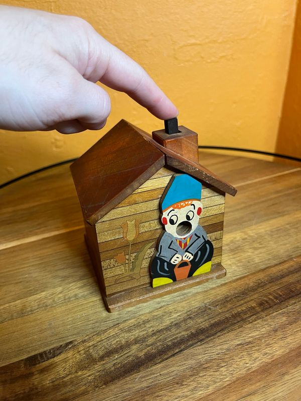 Gardening At The Cabin Wooden Cigarette Dispenser