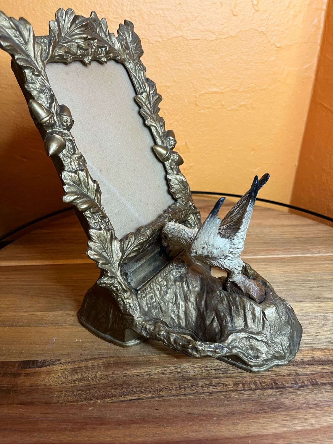 Ereff French Wooden Bird Cigarette Dispenser Picture Frame