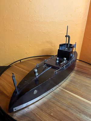 Number 18 Wooden Ship Cigarette Dispenser