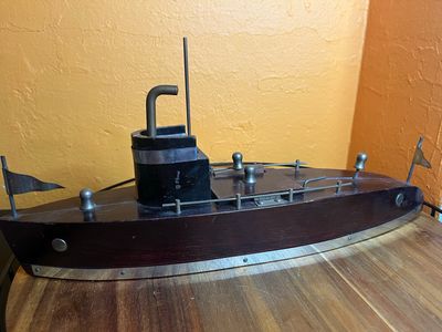 Number 18 Wooden Ship Cigarette Dispenser