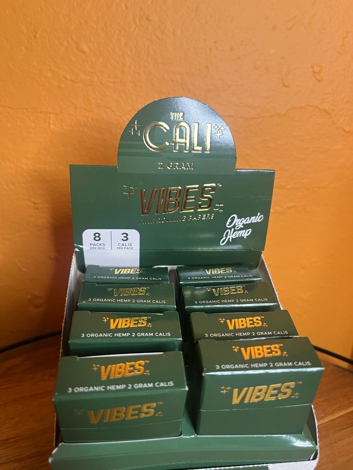 Vibes The Cali 2 Gram Hemp Paper Cones