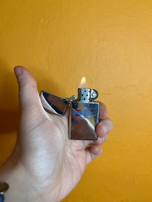 1982 AMP Special Industries Valley Forge PA Zippo Slim Lighter