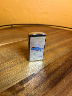 1982 AMP Special Industries Valley Forge PA Zippo Slim Lighter