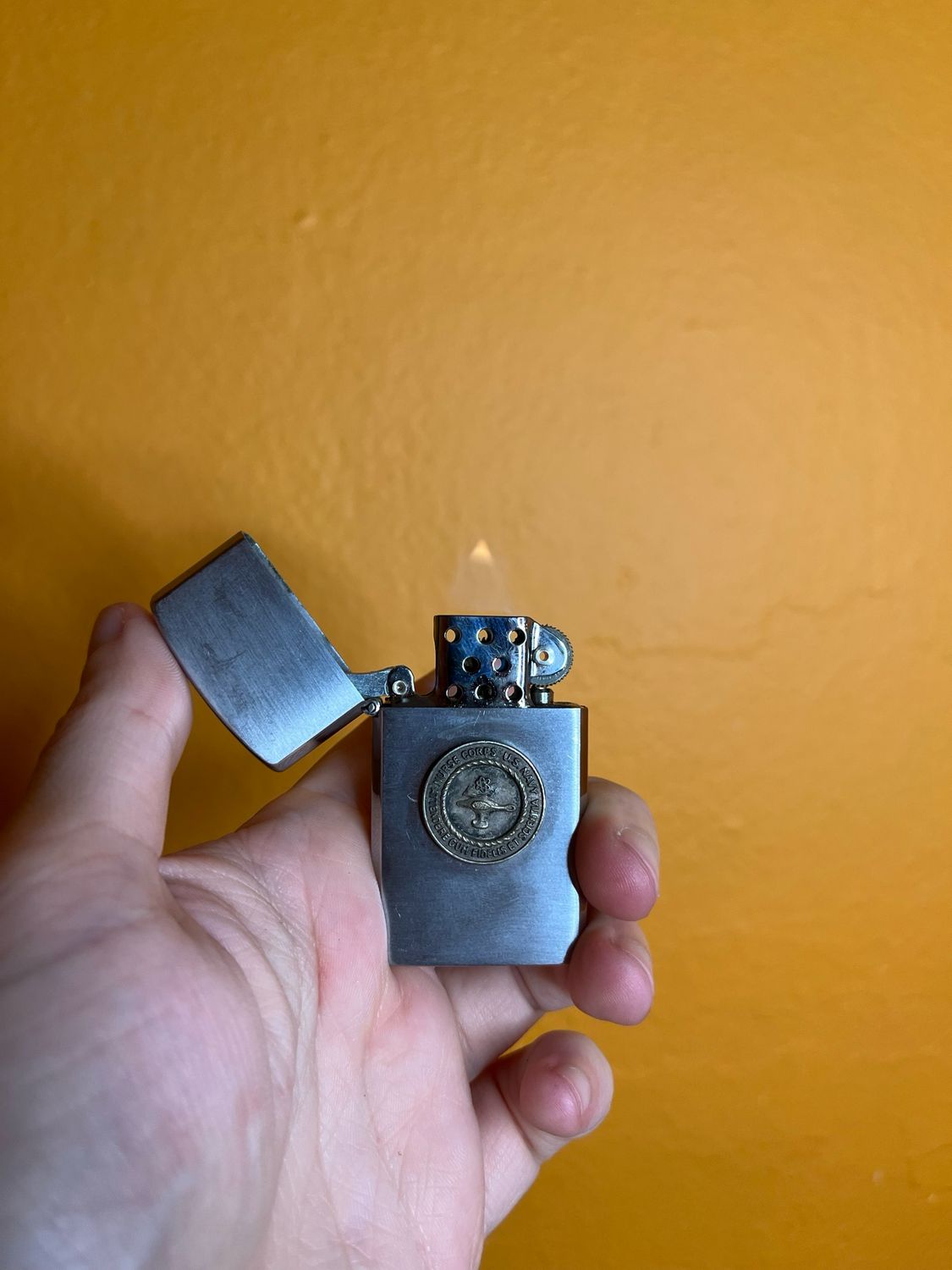US Navy Nurse Corps Military Flip Top Lighter