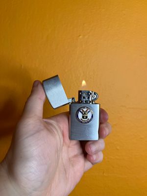 USS Lynde McCormick DDG B Military Flip Top Lighter