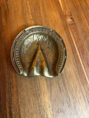 Lord Abbett &amp; Co Investment Companies Horse Hoof Ashtray