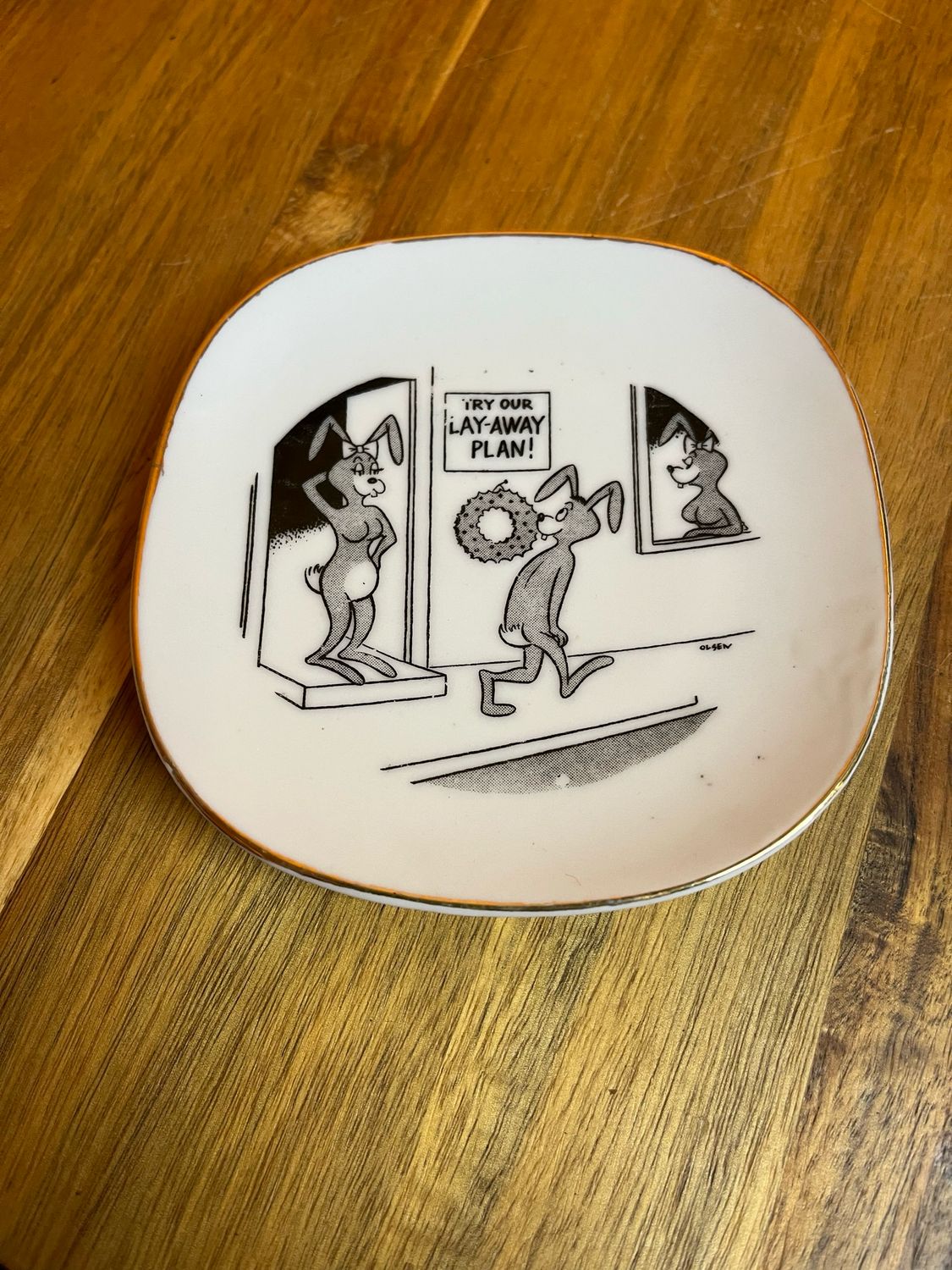 Try Our Lay Away Plan Bunny Brothel Ashtray